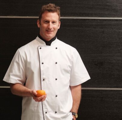 Chef wearing apron